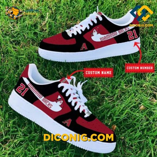 Arizona Diamondbacks Custom Shoes MLB Nike Air Force 1