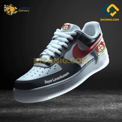 Bayer Leverkusen Custom Shoes Black Bundesliga Nike Air Force 1