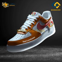 Bayer Leverkusen Custom Shoes Orange Bundesliga Nike Air Force 1