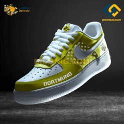 Borussia Dortmund Custom Shoes Yellow Bundesliga Nike Air Force 1