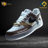 Borussia M’gladbach Custom Shoes Brown Bundesliga Nike Air Force 1