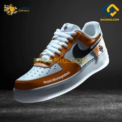 Borussia M’gladbach Custom Shoes Orange Bundesliga Nike Air Force 1