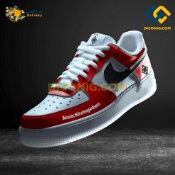 Borussia M’gladbach Custom Shoes Red Bundesliga Nike Air Force 1