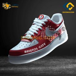 Bristol City Custom Shoes EPL Nike Air Force 1