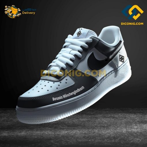 Bundesliga Borussia M’gladbach Custom Shoes Black Nike Air Force 1