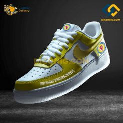 Bundesliga  Eintracht Braunschweig Custom Shoes Yellow Nike Air Force 1