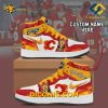 Calgary Flames Custom Shoes NHL Nike Air Jordan 1