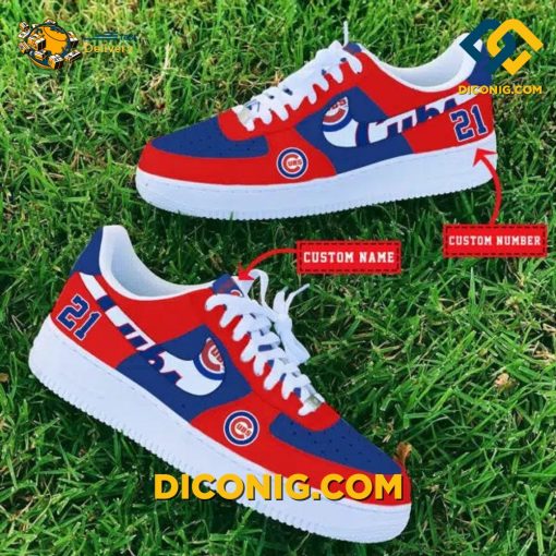 Chicago Cubs Custom Shoes MLB Nike Air Force 1