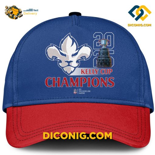 ECHL Trois Rivieres Lions Hoodie Set Champions 2025 Dark Blue