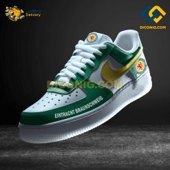 Eintracht Braunschweig Custom Shoes Green Bundesliga Nike Air Force 1