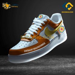 Eintracht Braunschweig Custom Shoes Orange Bundesliga Nike Air Force 1