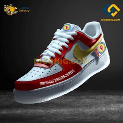 Eintracht Braunschweig Custom Shoes Red Bundesliga Nike Air Force 1
