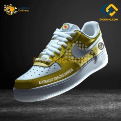 Eintracht Braunschweig Custom Shoes Yellow Bundesliga Nike Air Force 1