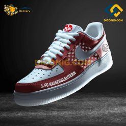 FC Kaiserslautern Custom Shoes Crimson Bundesliga Nike Air Force 1