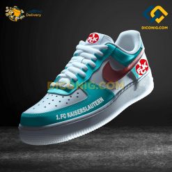 FC Kaiserslautern Custom Shoes Teal Bundesliga Nike Air Force 1