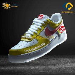 FC Kaiserslautern Custom Shoes Yellow Bundesliga Nike Air Force 1