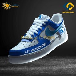FC Magdeburg Custom Shoes Blue Bundesliga Nike Air Force 1