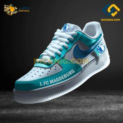 FC Magdeburg Custom Shoes Teal Bundesliga Nike Air Force 1
