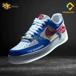 FC Nurnberg Custom Shoes Blue Bundesliga Nike Air Force 1