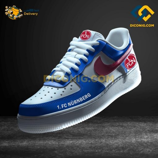 FC Nurnberg Custom Shoes Blue Bundesliga Nike Air Force 1
