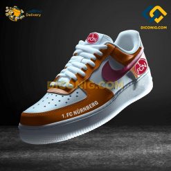 FC Nurnberg Custom Shoes Orange Bundesliga Nike Air Force 1