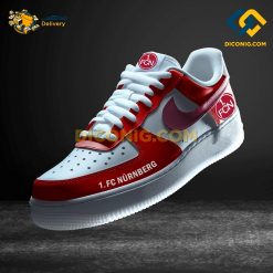 FC Nurnberg Custom Shoes Red Bundesliga Nike Air Force 1