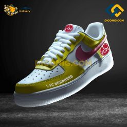 FC Nurnberg Custom Shoes Yellow Bundesliga Nike Air Force 1