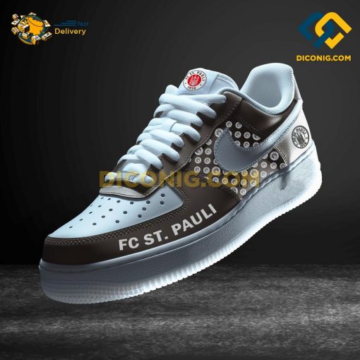 FC St. Pauli Custom Shoes Brown Bundesliga Nike Air Force 1