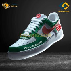 Fortuna Dusseldorf Custom Shoes Green Bundesliga Nike Air Force 1