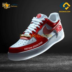 Fortuna Dusseldorf Custom Shoes Red Bundesliga Nike Air Force 1