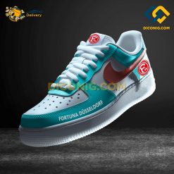 Fortuna Dusseldorf Custom Shoes Teal Bundesliga Nike Air Force 1