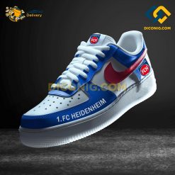 Heidenheim Custom Shoes Blue Bundesliga Nike Air Force 1