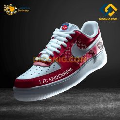 Heidenheim Custom Shoes Crimson Bundesliga Nike Air Force 1