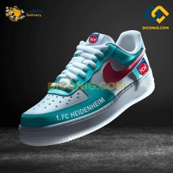 Heidenheim Custom Shoes Teal Bundesliga Nike Air Force 1