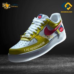 Heidenheim Custom Shoes Yellow Bundesliga Nike Air Force 1