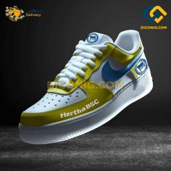 Hertha BSC Custom Shoes Yellow Bundesliga Nike Air Force 1