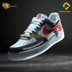 Jahn Regensburg Custom Shoes Black Bundesliga Nike Air Force 1