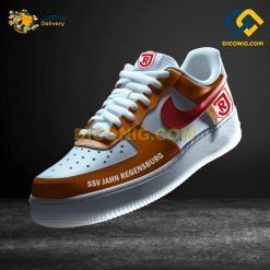 Jahn Regensburg Custom Shoes Orange Bundesliga Nike Air Force 1