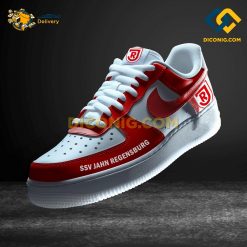 Jahn Regensburg Nike Air Force 1 Bundesliga Custom Shoes Red