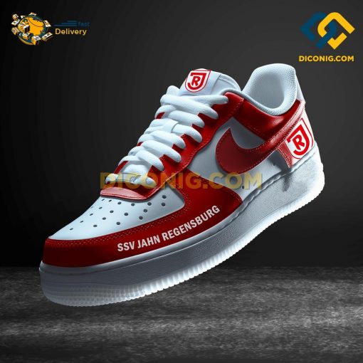 Jahn Regensburg Nike Air Force 1 Bundesliga Custom Shoes Red