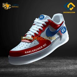 Karlsruher SC Custom Shoes Red Bundesliga Nike Air Force 1