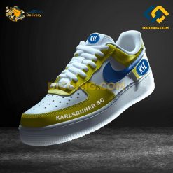 Karlsruher SC Custom Shoes Yellow Bundesliga Nike Air Force 1