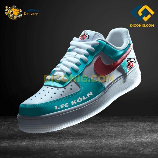 Koln Custom Shoes Teal Bundesliga Nike Air Force 1