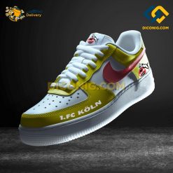 Koln Custom Shoes Yellow Bundesliga Nike Air Force 1