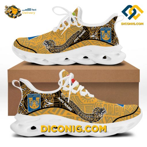 LIGA MX Tigres UANL Max Soul Shoes Custom Aztec