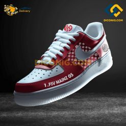 Mainz 05 Custom Shoes Crimson Bundesliga Nike Air Force 1