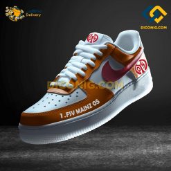 Mainz 05 Custom Shoes Orange Bundesliga Nike Air Force 1