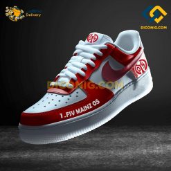 Mainz 05 Custom Shoes Red Bundesliga Nike Air Force 1