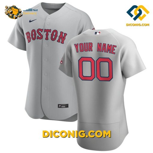 MLB Boston Red Sox Gray Baseball Jerseys