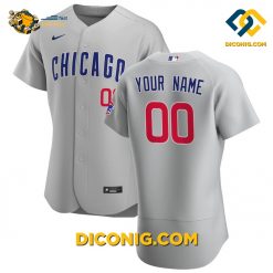 MLB Chicago Cubs Gray Baseball Jerseys
